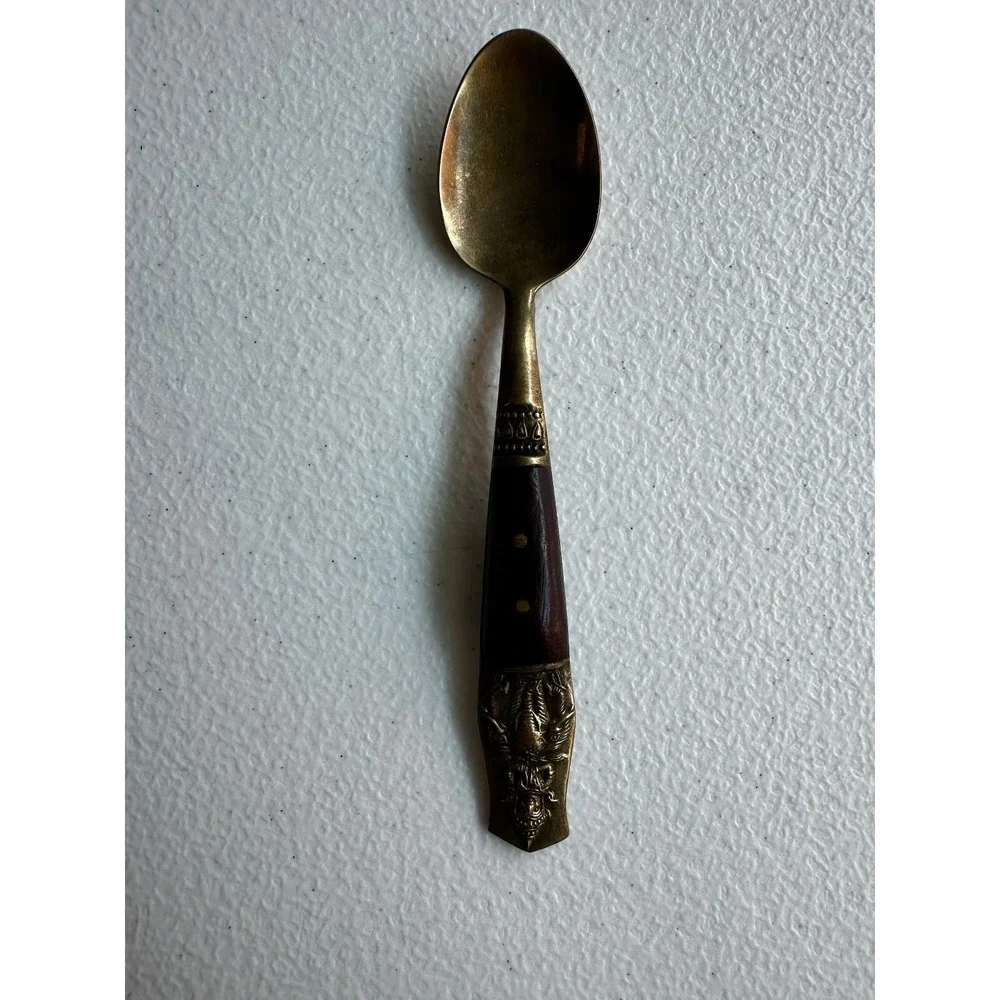 Vtg Flatware Siam hors d'oeuvres Set Knife Fork & Spoon Cocktail Asian Thailand
